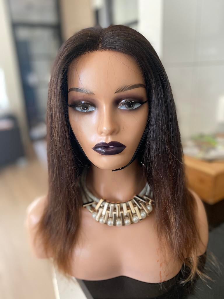 Lace closure wig, Ophalen of Verzenden, Zo goed als nieuw, Pruik of Haarverlenging