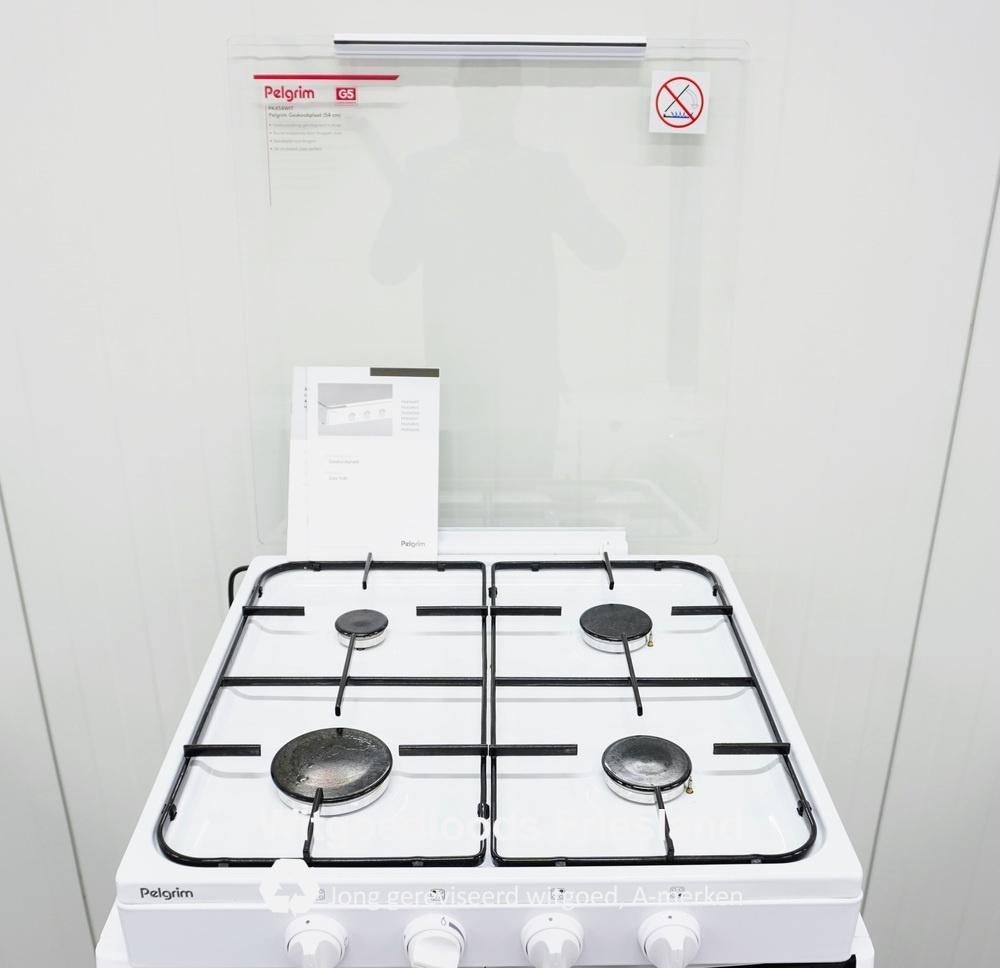 Pelgrim PK454 Gaskookplaat ZGAN Elektronische vonkontsteking, Pelgrim, Zo goed als nieuw, Energieklasse A of zuiniger, Gas