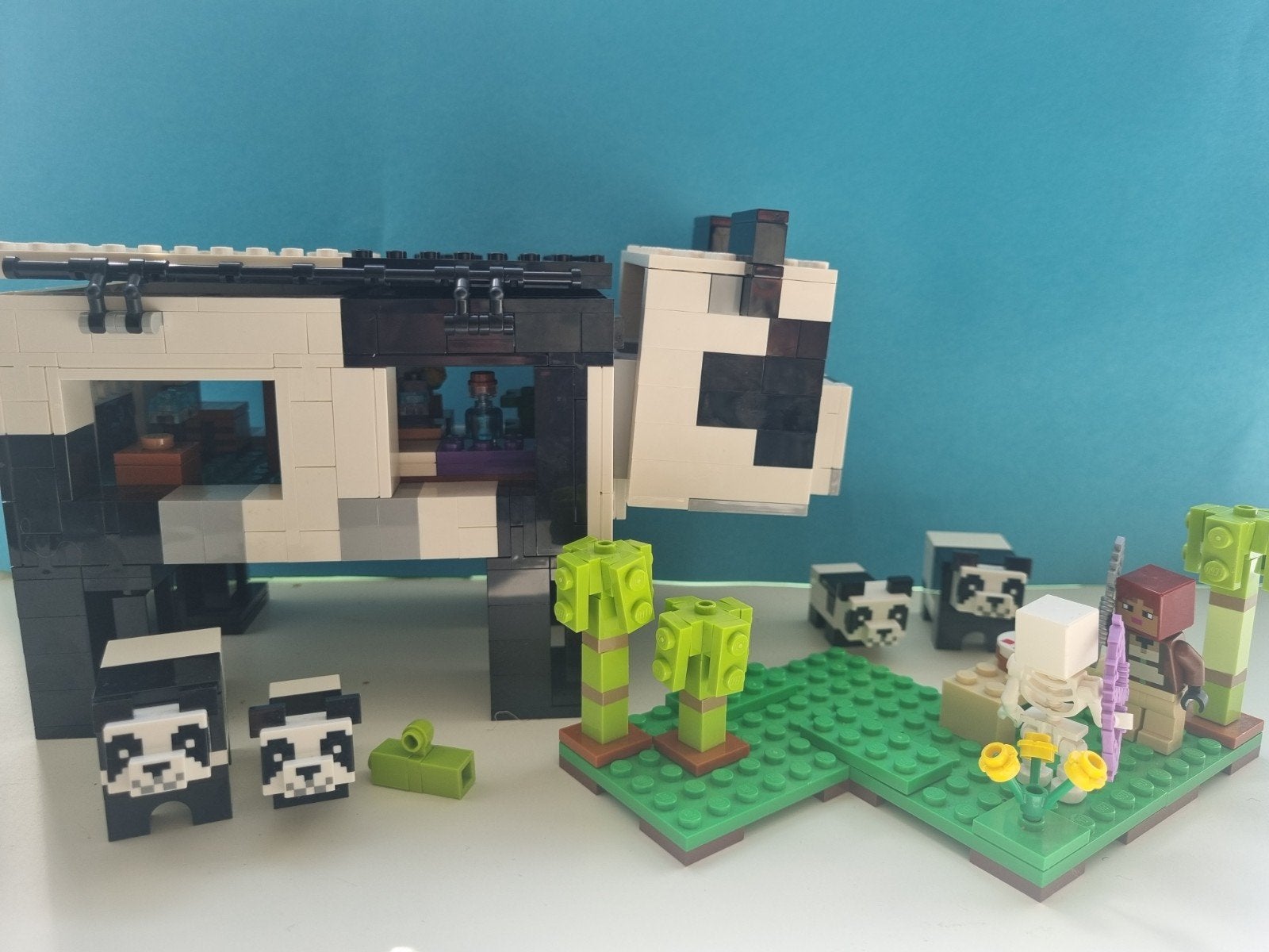 LEGO Minecraft 21245 Het Pandahuis, Ophalen of Verzenden, Zo goed als nieuw