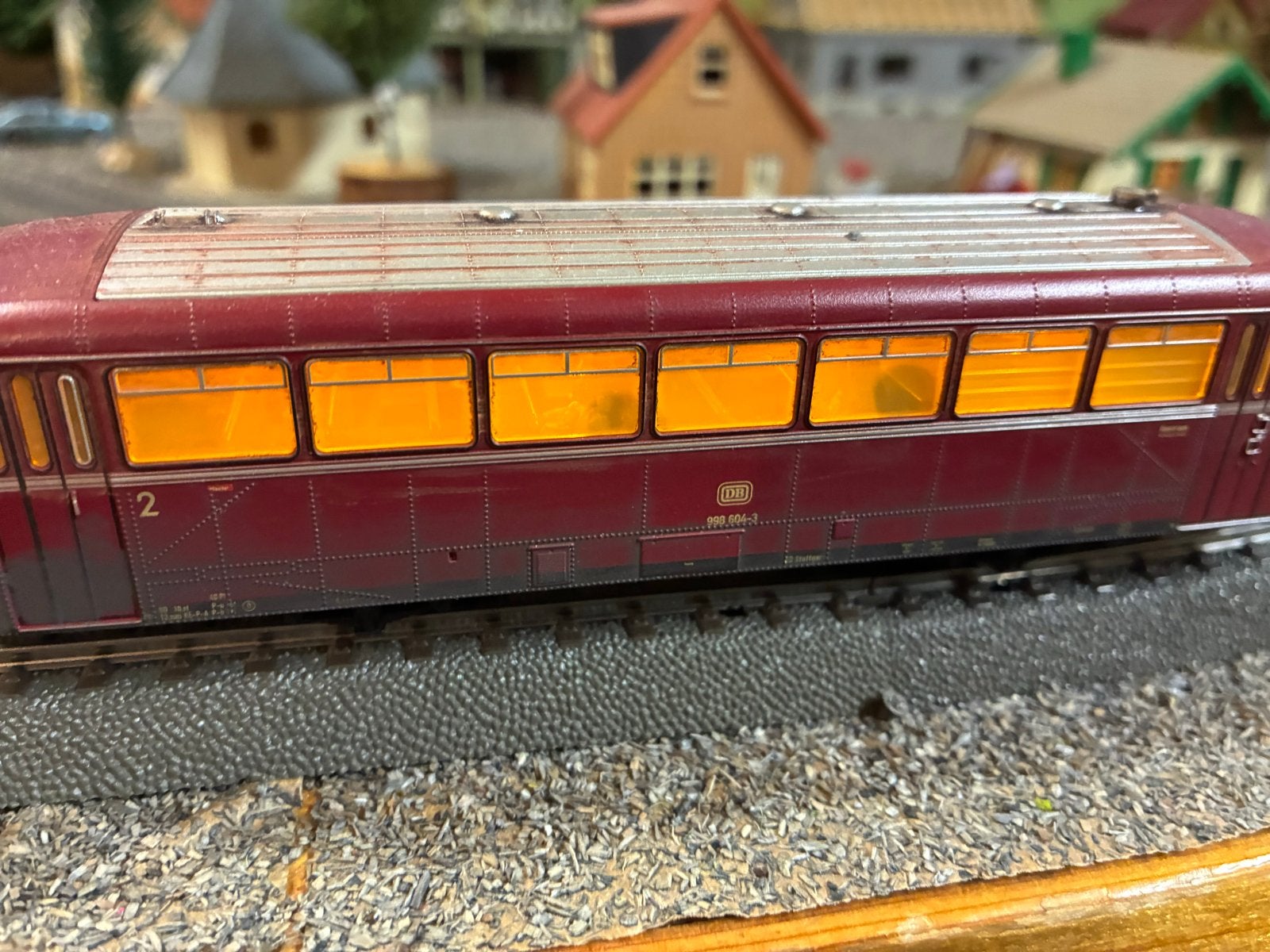 Märklin 39980 Railbus BR798/998 MFX SOUND.Gealterd. OVP, Wisselstroom, Ophalen of Verzenden, Märklin, Gebruikt