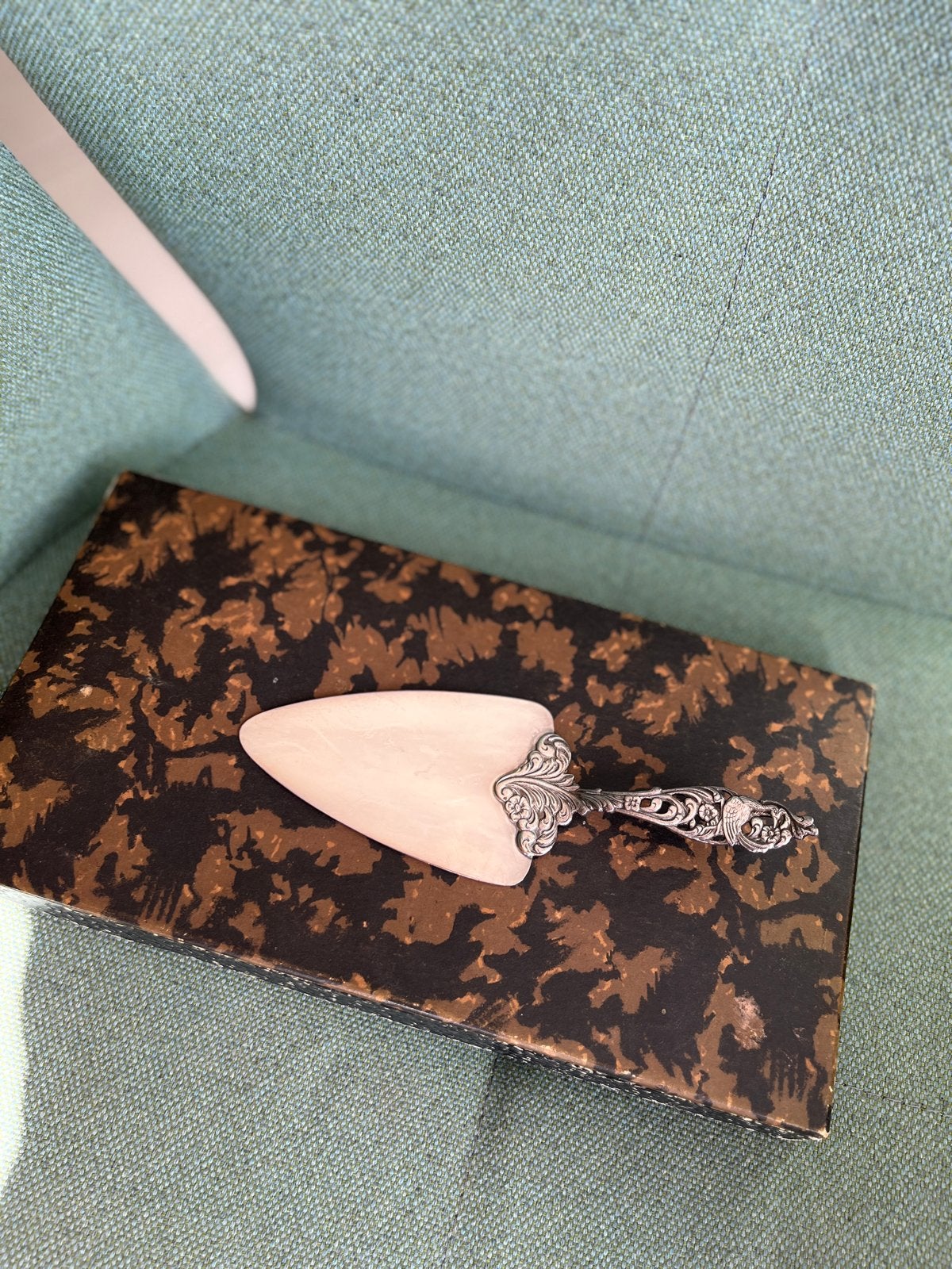 Gero-Zilver taartvorkjes met Taartschep Vintage, Ophalen of Verzenden