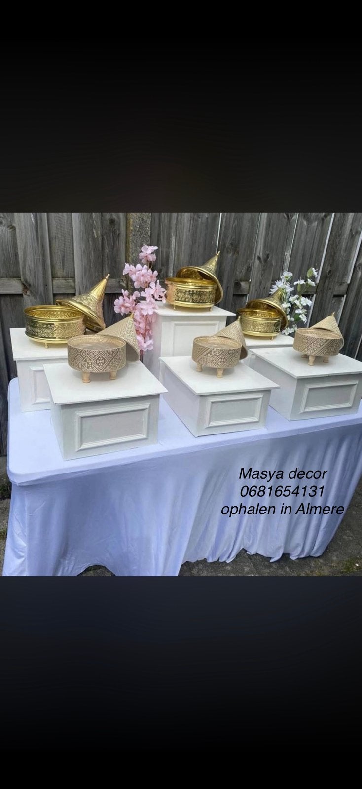 Buffet blokken/ Pilaren te Huur, Ophalen, Gebruikt
