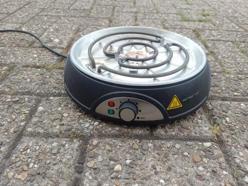 Warmhoudplaat, Ophalen, Gebruikt