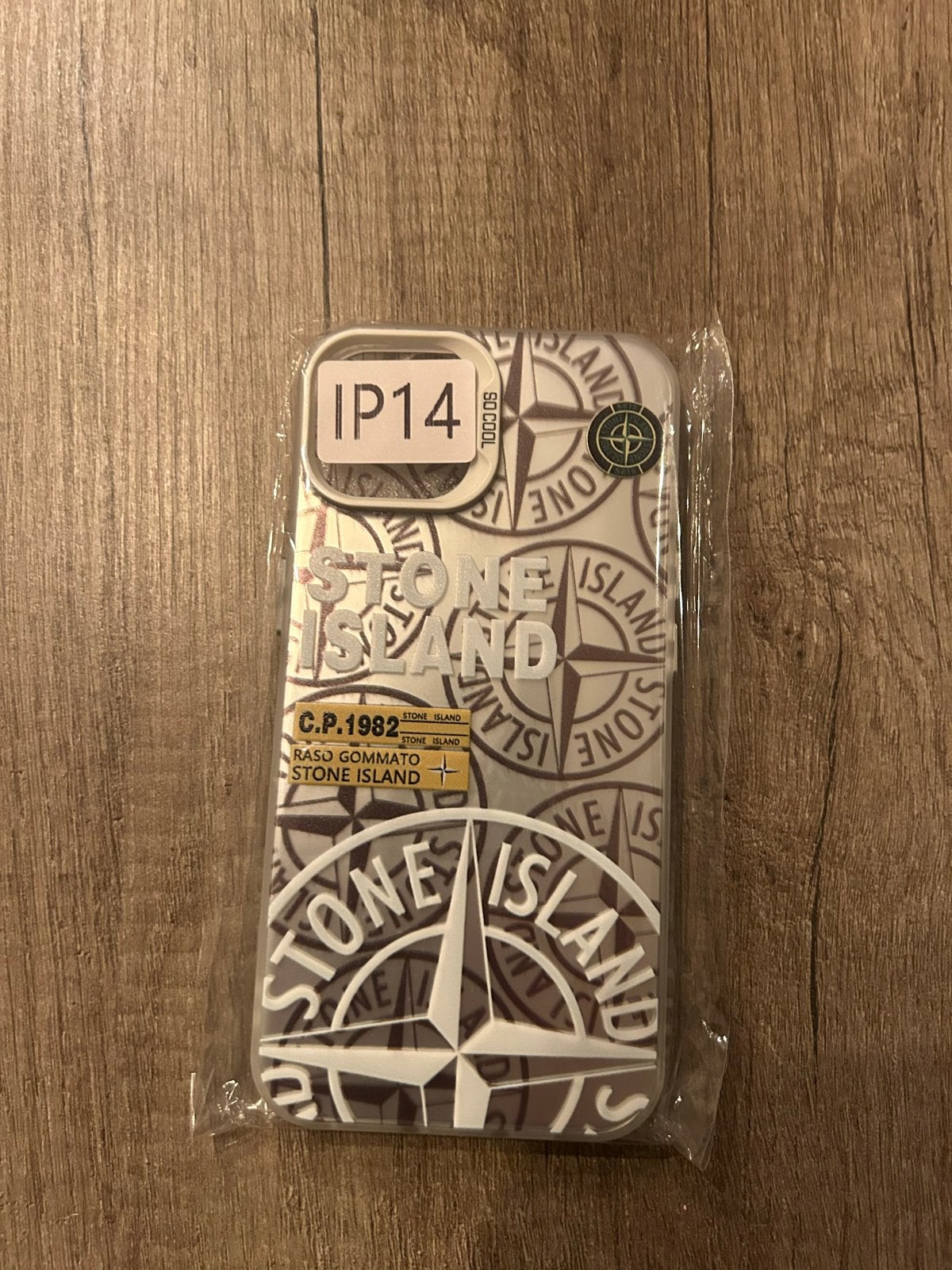 Stone Island iPhone 14 Hoesje - Nieuw, Telecommunicatie, Kunststof, IPhone 14, Nieuw, Hoesje of Tasje