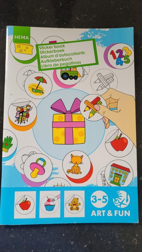 Hema Kleur- en stickerboek, Ophalen of Verzenden