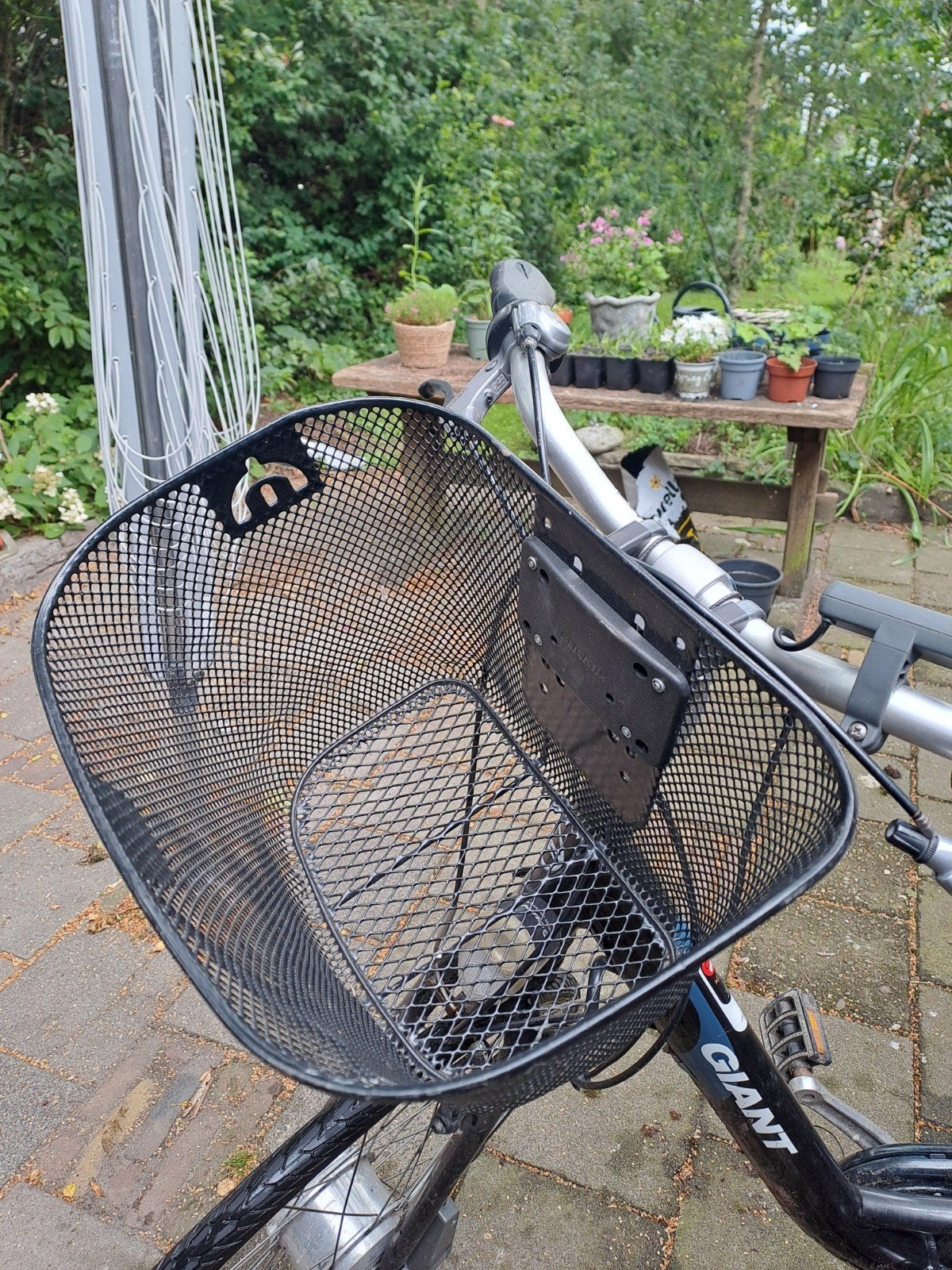 Klickfix fietsmand met adapter, Ophalen of Verzenden, Gebruikt, Fietsmand, Stuurbevestiging