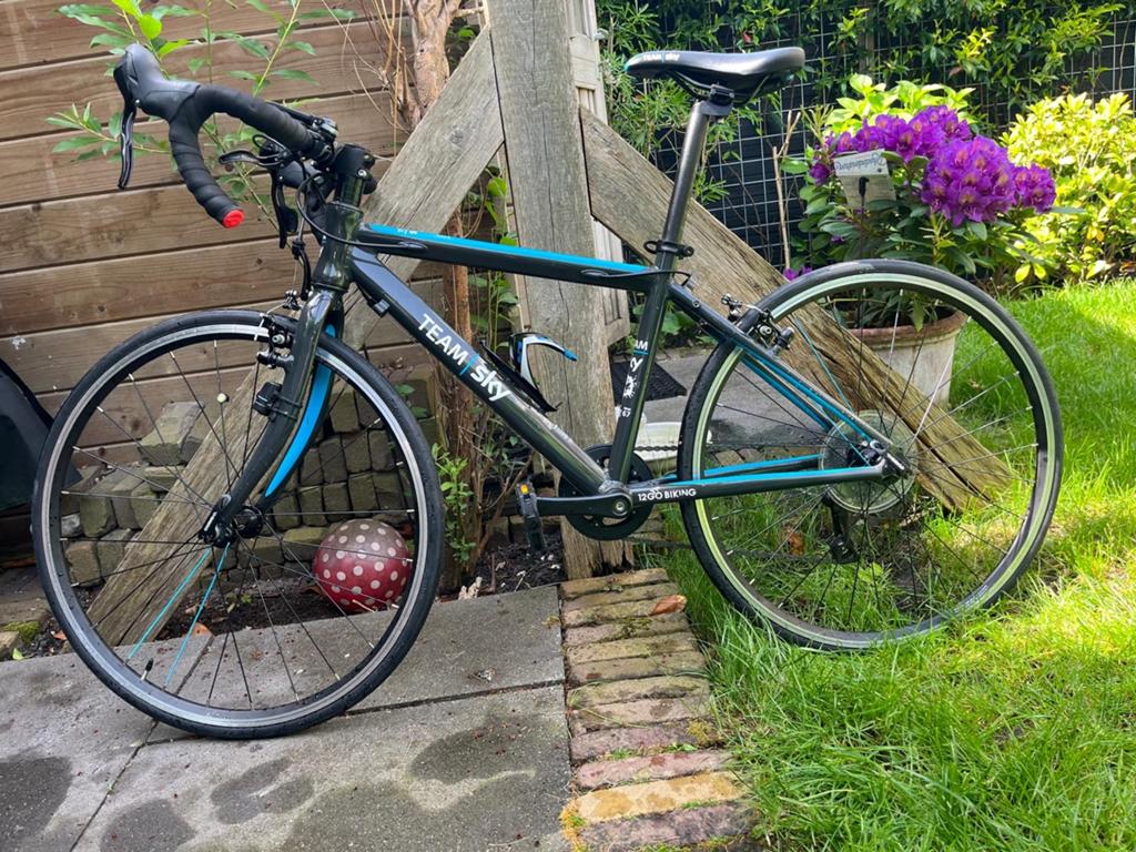 Team Sky racefiets - Kinderfiets, Fietsen en Brommers, Fietsen | Racefietsen, Minder dan 10 versnellingen, Aluminium, Minder dan 49 cm