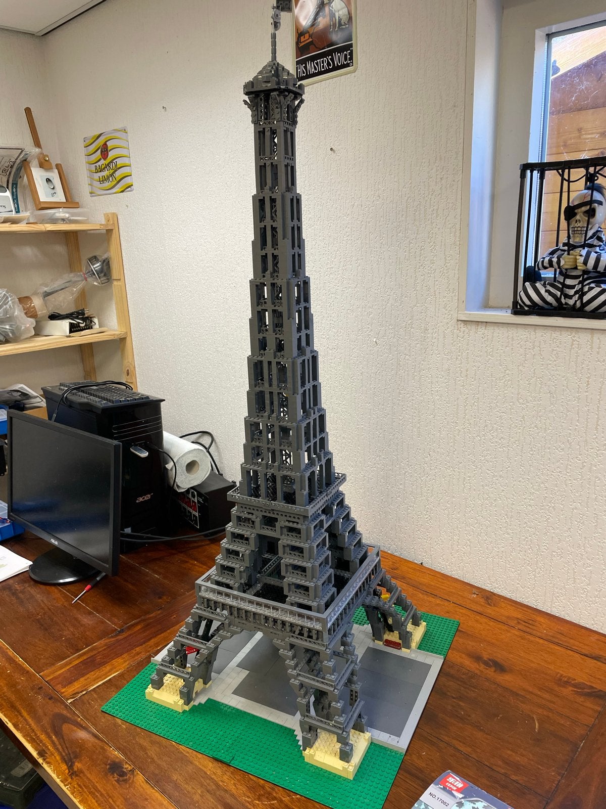 Lepin Eiffeltoren - Nieuwstaat, Compleet Bouwpakket, Ophalen of Verzenden, Zo goed als nieuw, Overige merken