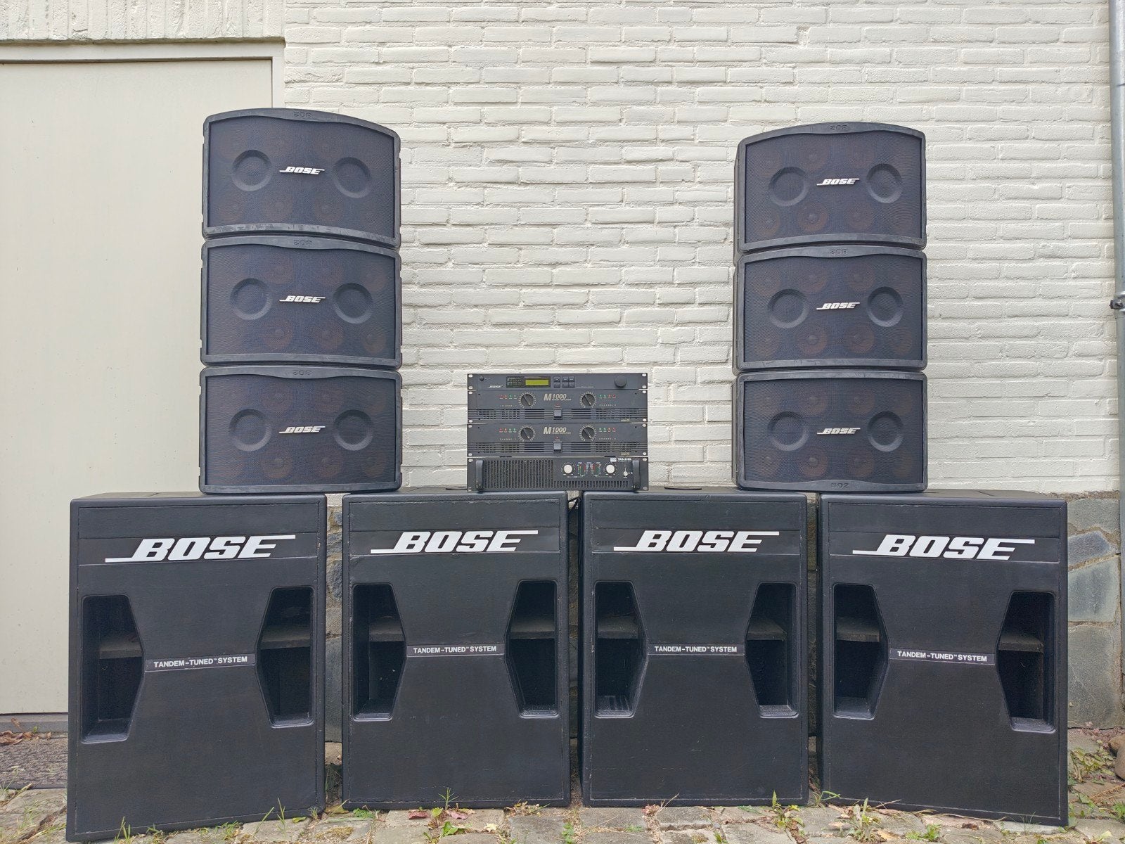 Complete Bose PA set | 6x 802 III | 4x 302 | Panaray | Verst, Ophalen, Zo goed als nieuw, Audio