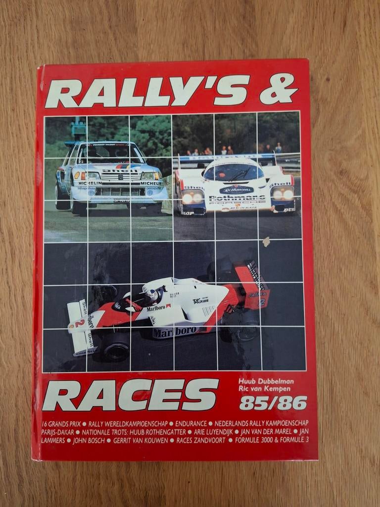 Rally's en Races 85/86 - Jan Lammers,Nationale t, Ophalen of Verzenden