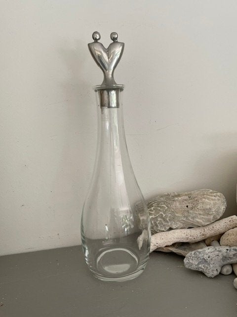 Vintage glazen karaf Luigi Bormioli. Light & Music., Ophalen