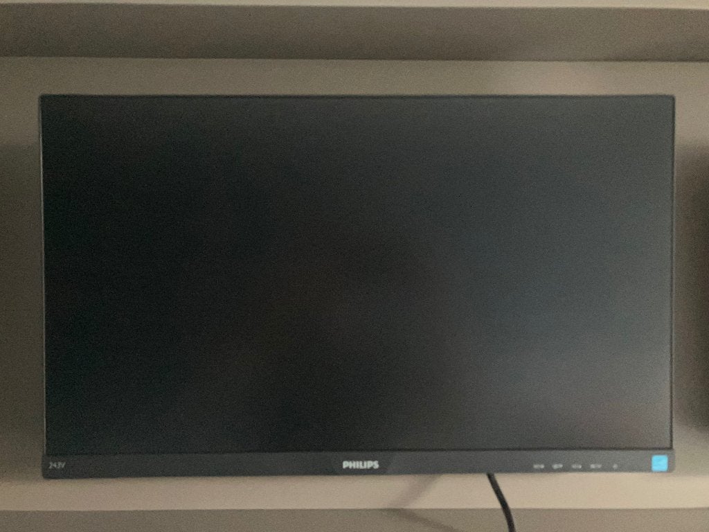 24 inch Philips Full HD monitor met HDMI, Philips, Gebruikt, Kantelbaar, Full HD