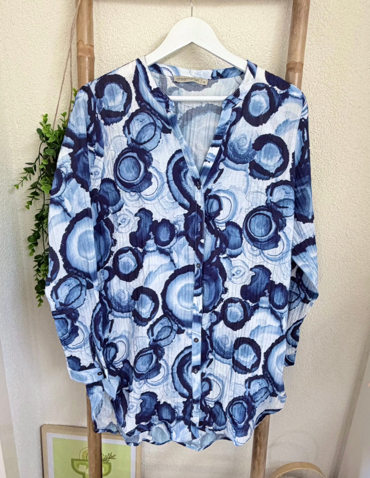 Dreamstar tuniek maat 40, Kleding | Dames, Ophalen of Verzenden, Zo goed als nieuw, Maat 38/40 (M), Blauw