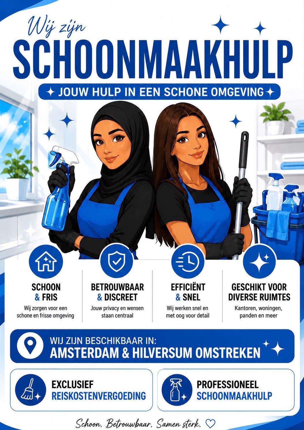 Schoonmaakwerk aangeboden Amsterdam & omgeving Hilversum, Vacatures