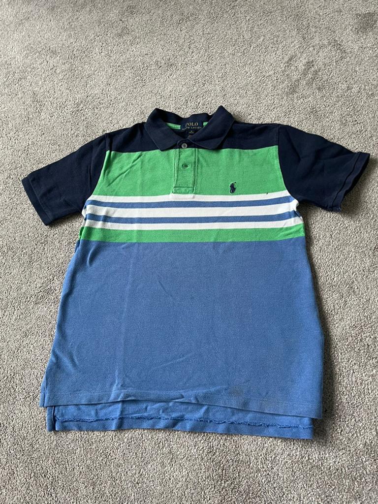 Ralph Lauren polo M 10-12 jaar, Ophalen of Verzenden, Zo goed als nieuw, Jongen, Shirt of Longsleeve
