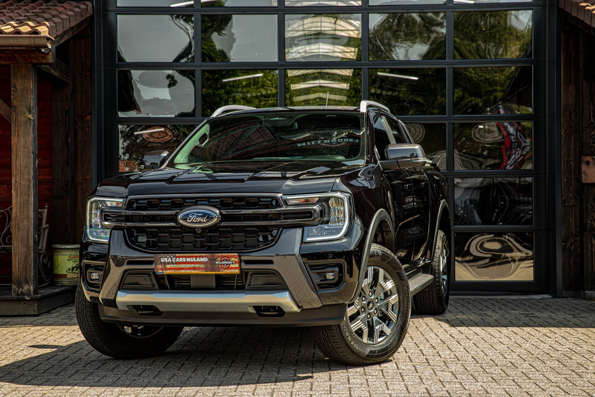 Ford Ranger wildtrak !GRIJS Kenteken! (bj 2025), Auto's, Bestelauto's, Automaat, Euro 6, 4 cilinders, Leder