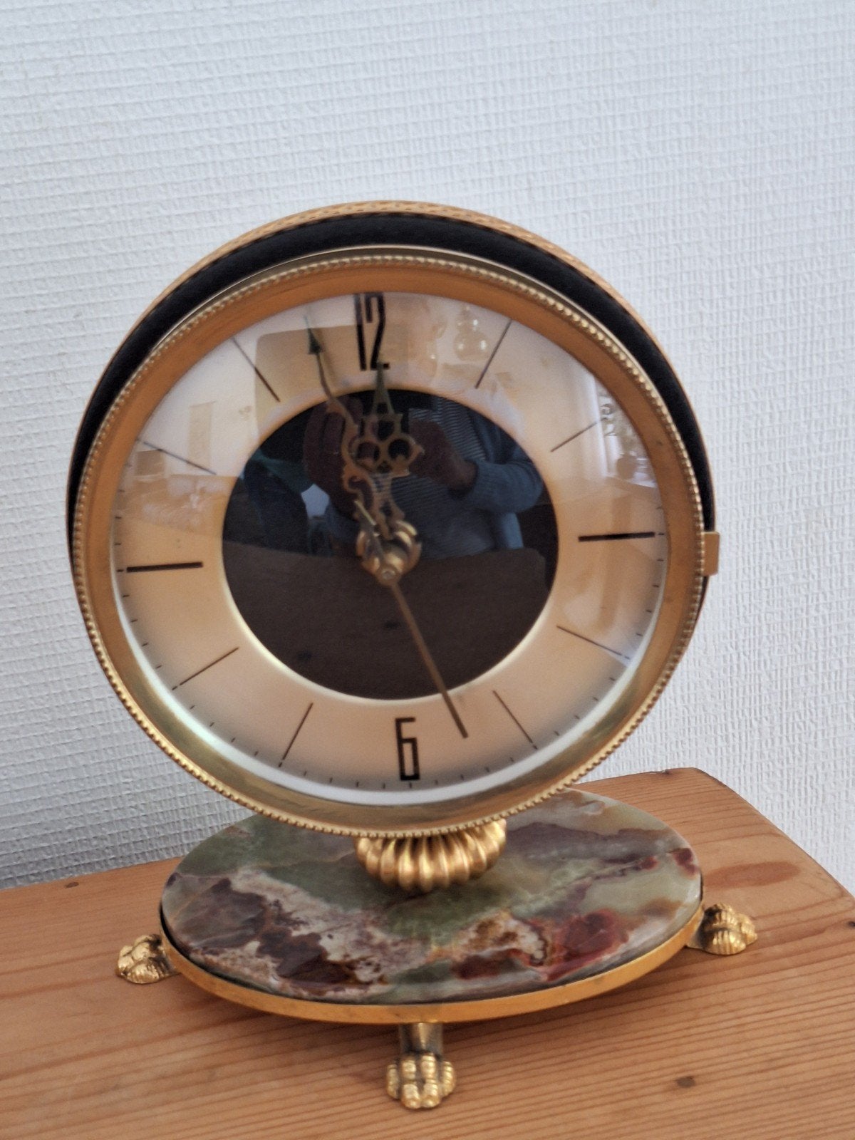 vintage tafelklok, Antiek en Kunst, Ophalen of Verzenden