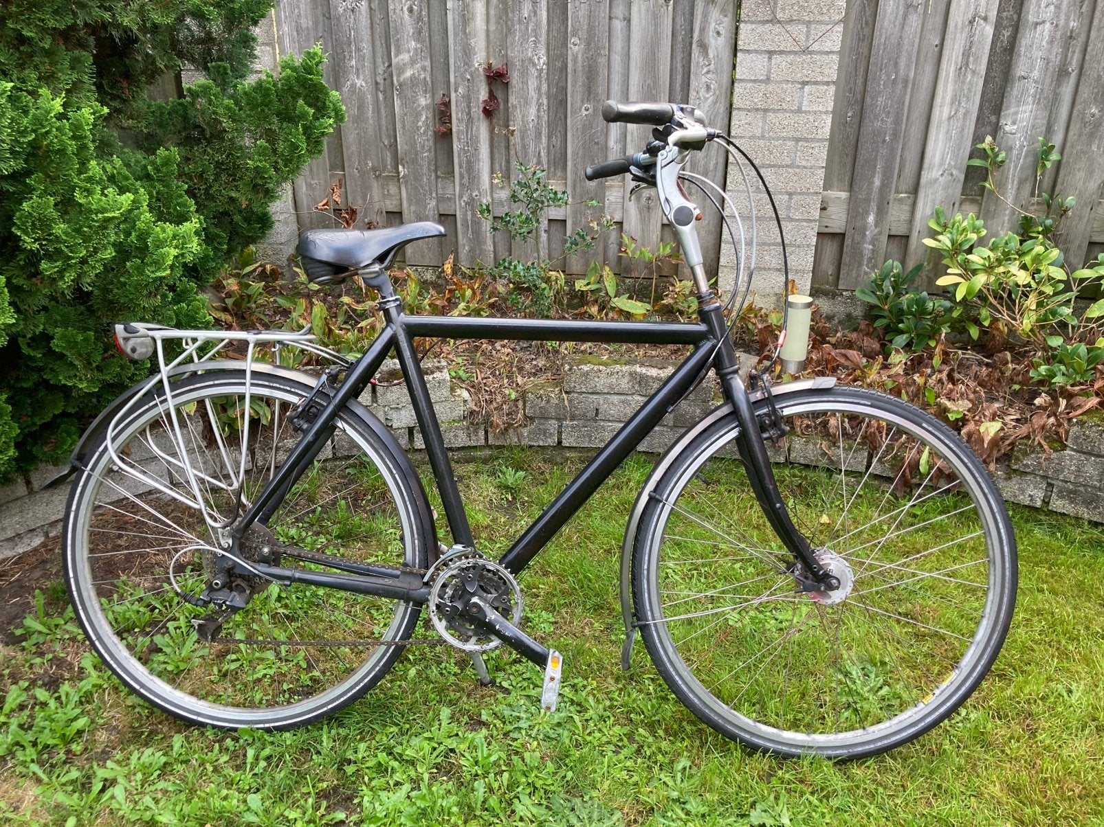 Gazelle herenfiets, Ophalen, Gebruikt, Versnellingen, 57 tot 61 cm