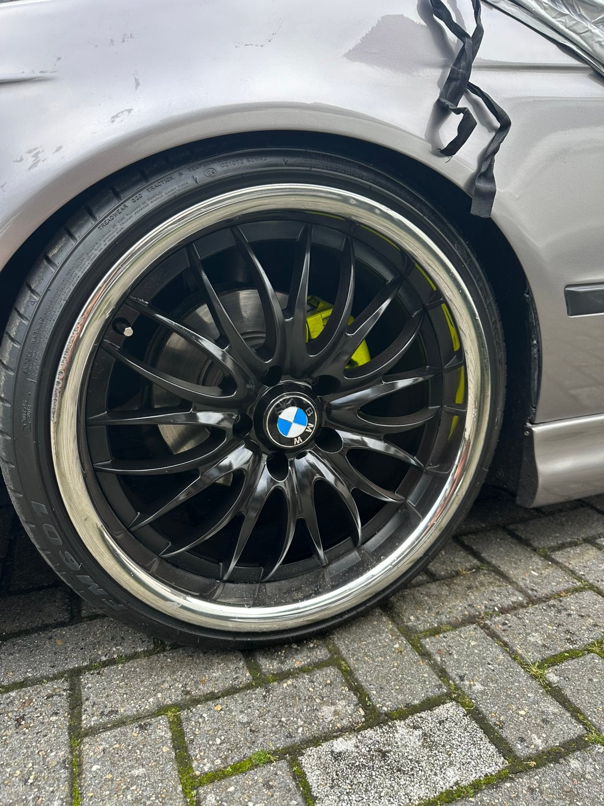 Velgen met banden 19inch 5x120 74.1 bmw e39 verkopp/ruilen, Auto-onderdelen, Ophalen, 19 inch, 235 mm, Zomerbanden