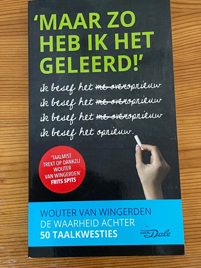 Maar zo heb ik het geleerd., Ophalen of Verzenden, Zo goed als nieuw, Overige niveaus, Nederlands