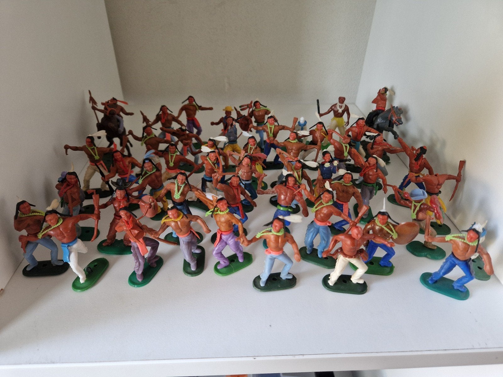 Vintage Indianen Figuurtjes Jaren 60/70, Verzamelen, Ophalen of Verzenden, Gebruikt