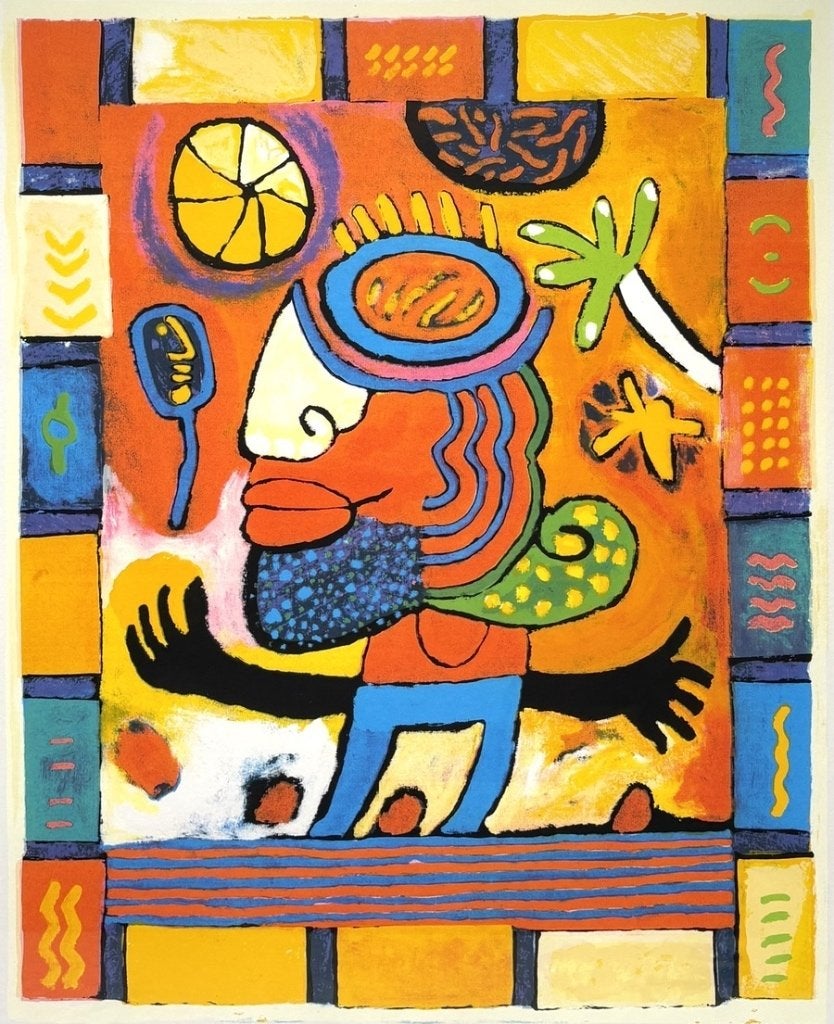 736. Zeefdruk, Clements Briels – 1998