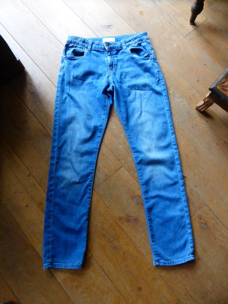 Leuke blauwe C&A The Slim Jeans - spijkerbroek maat 164, Broek, C&A, Ophalen of Verzenden, Zo goed als nieuw