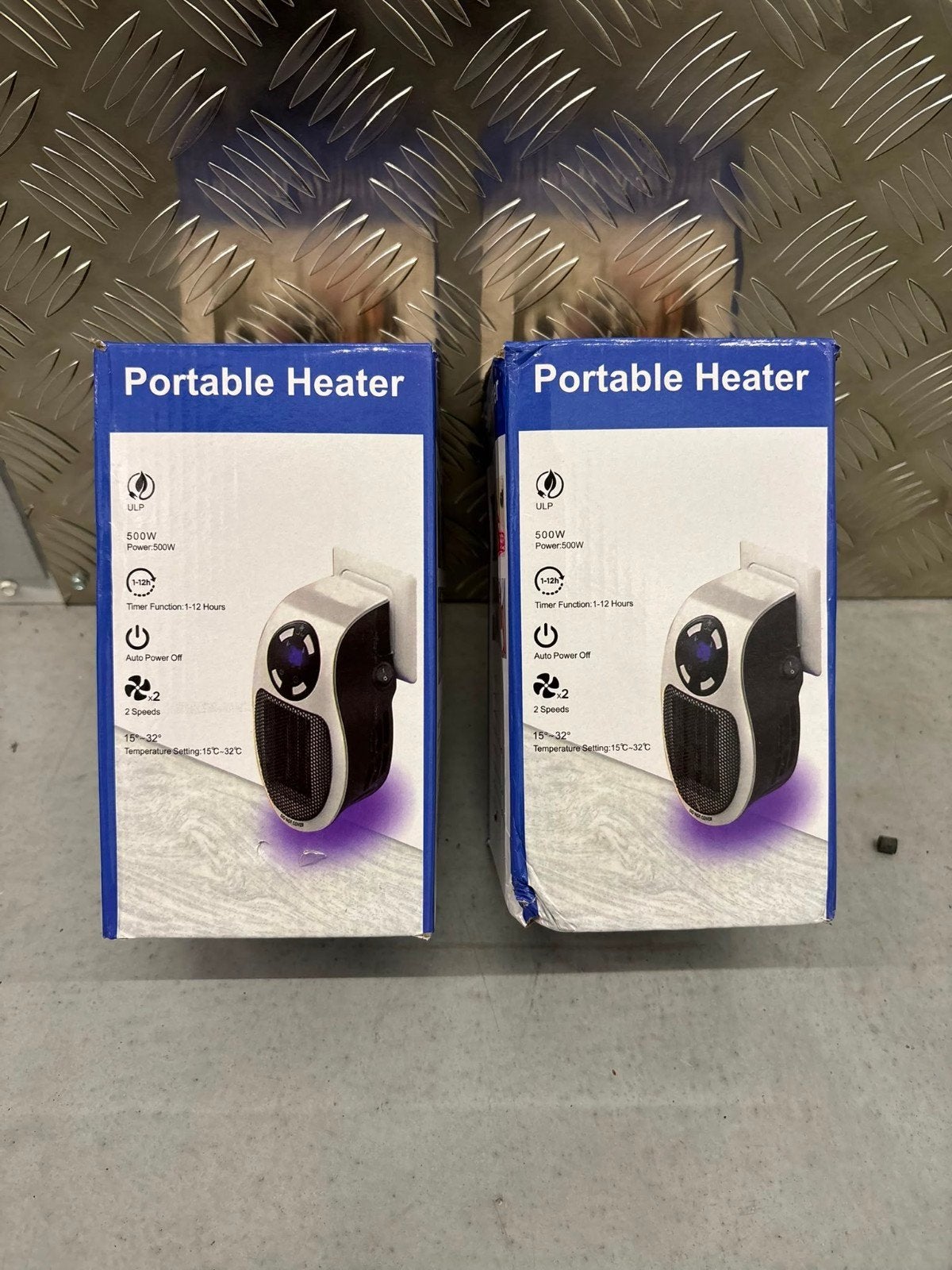 Portable heater, Ophalen, Nieuw