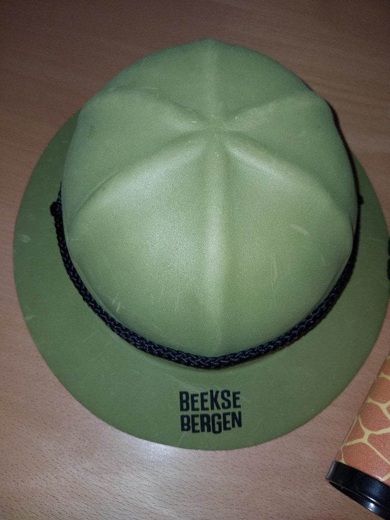Verkleedset kind Safarihoed & Verrekijker, Ophalen of Verzenden, Zo goed als nieuw, Jongen of Meisje