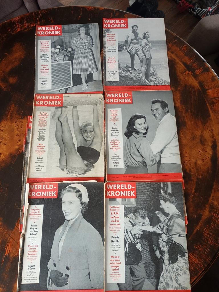 Wereldkroniek Tijdschriften Jaren 50_60 - 24st, Boeken, Ophalen, Gelezen, Overige typen