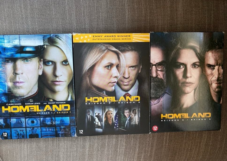 Homeland Seizoen 1, 2 en 3 dvd Boxset, Cd's en Dvd's, Dvd's | Tv en Series, Boxset, Drama, Ophalen of Verzenden, Zo goed als nieuw