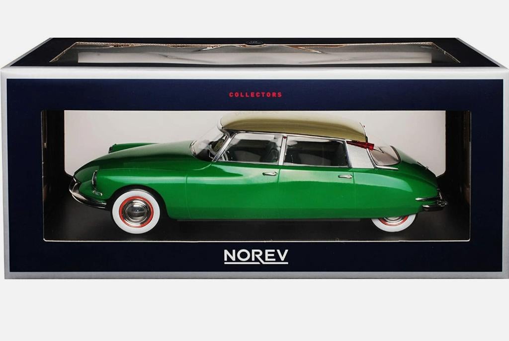 CITROEN DS 19 1956 VERT & CHAMPAGNE NOREV 1/18 ref: 181480, Verzenden, Nieuw, Auto, Norev
