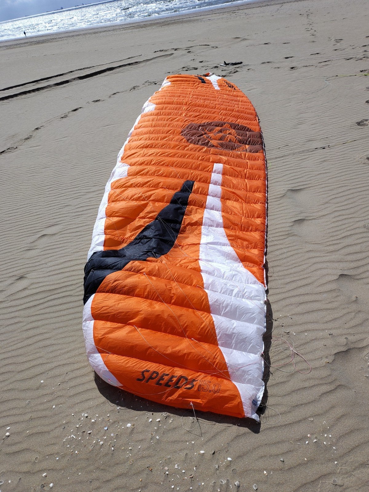 Flysurfer speed 5 15M foilkite lightwind, Geen board, Ophalen of Verzenden, 15 m²