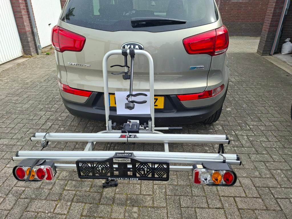 Fietendrager travel en co ANWB, Ophalen of Verzenden, Zo goed als nieuw, Trekhaakdrager
