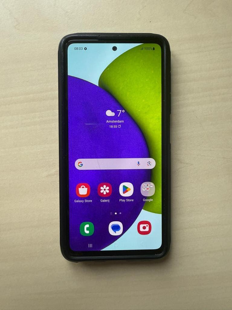 Samsung Galaxy A52 BARST IN SCHERM, Ophalen of Verzenden, Zwart, 128 GB