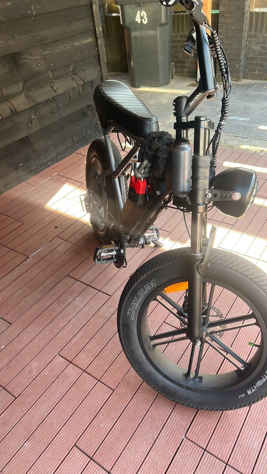 Fatbike h9 0pv0erbaar, Ophalen, Zo goed als nieuw, Overige modellen