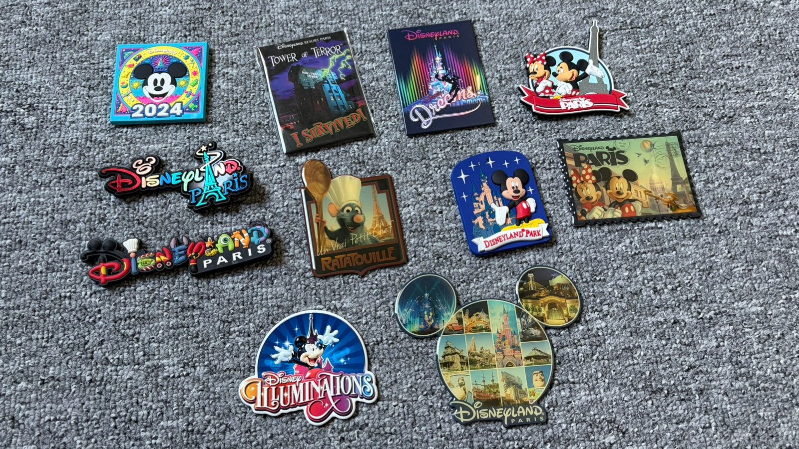 Pretpark Magneten Disneyland Parijs, Verzamelen, Ophalen of Verzenden, Overige figuren, Zo goed als nieuw