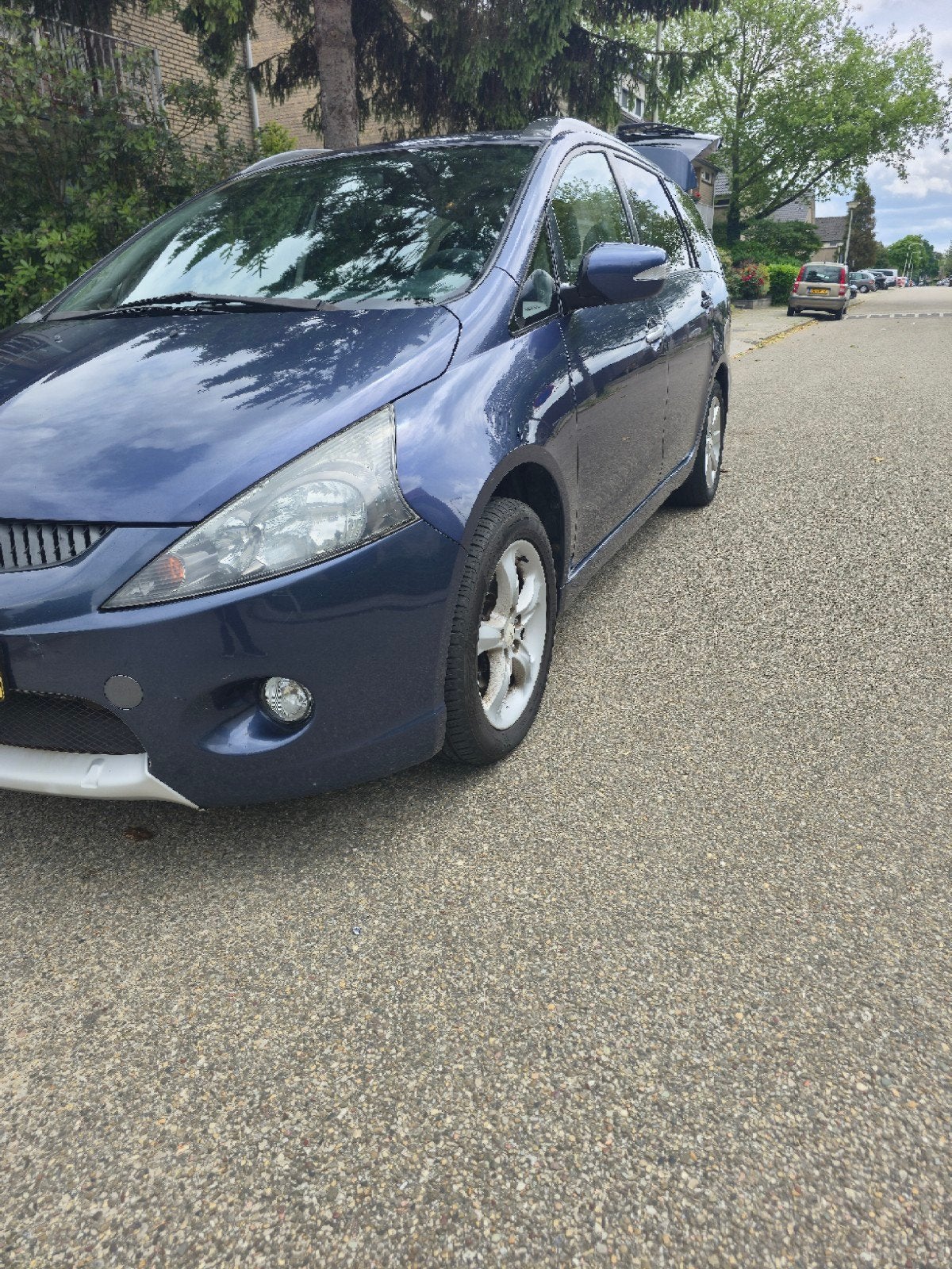 Mitsubishi Grandis 2.4 Mivec 7 2007 Blauw, Voorwielaandrijving, 164 pk, Zwart, Blauw