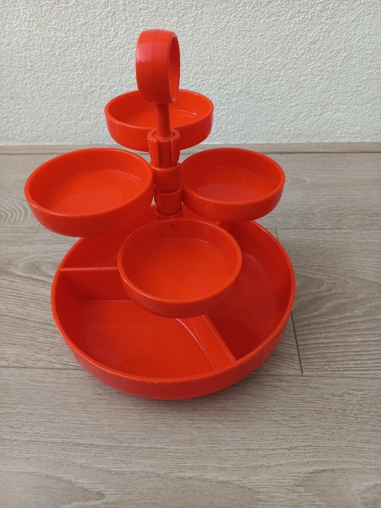 Party schaal vintage, Huis en Inrichting, Ophalen, Kunststof, Overige stijlen, Schaal of Schalen