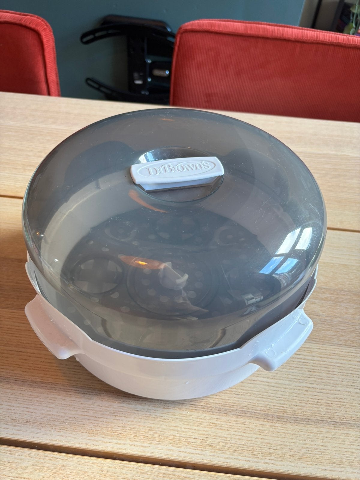 Flessen sterilisator Dr Brown, Kinderen en Baby's, Ophalen, Zo goed als nieuw, Sterilisator