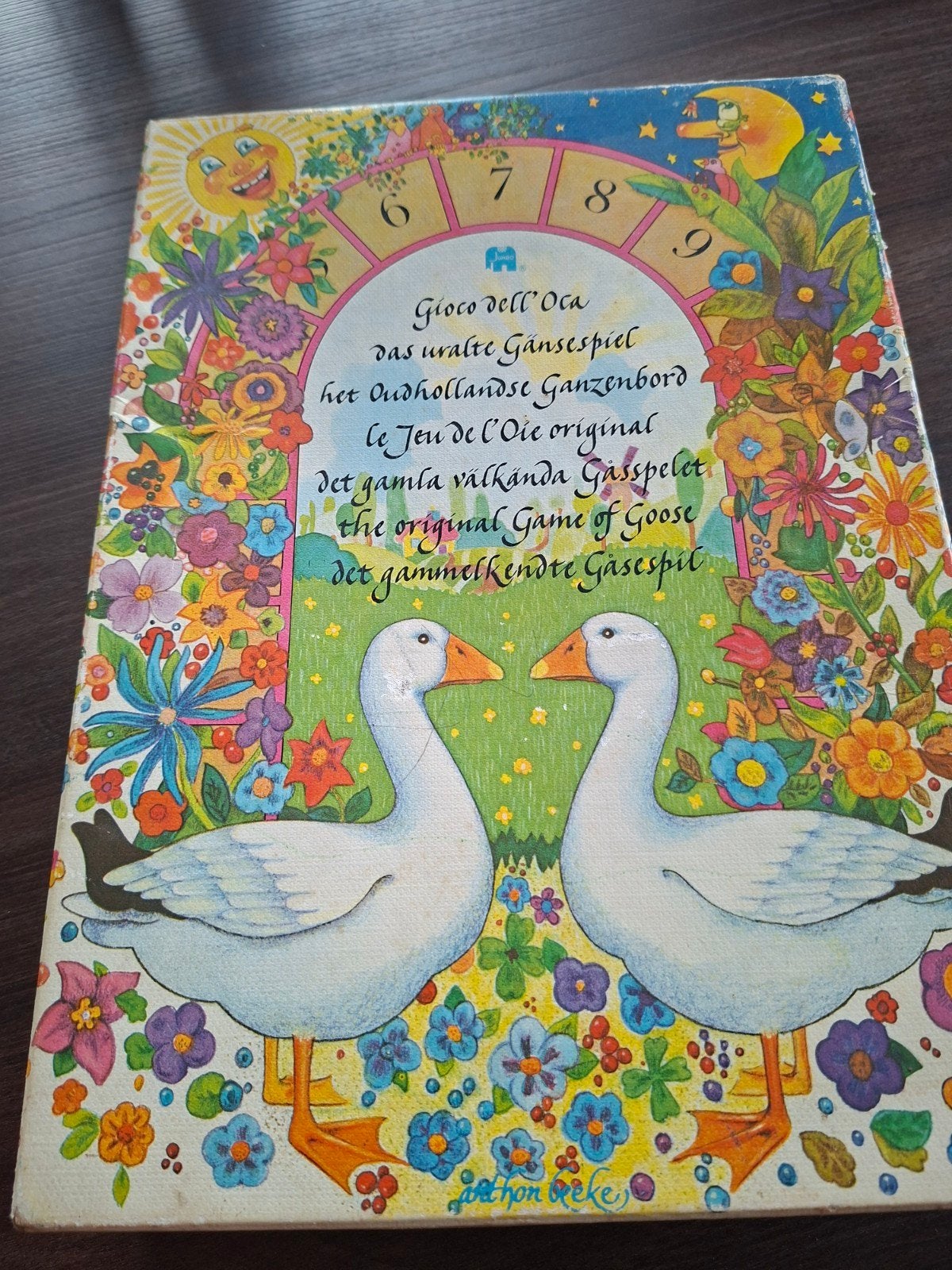 Oud Hollands Ganzenbord - made in Holland by Jumbo, Drie of vier spelers, Ophalen of Verzenden, Gebruikt, Jumbo, Hausemann en Hötte