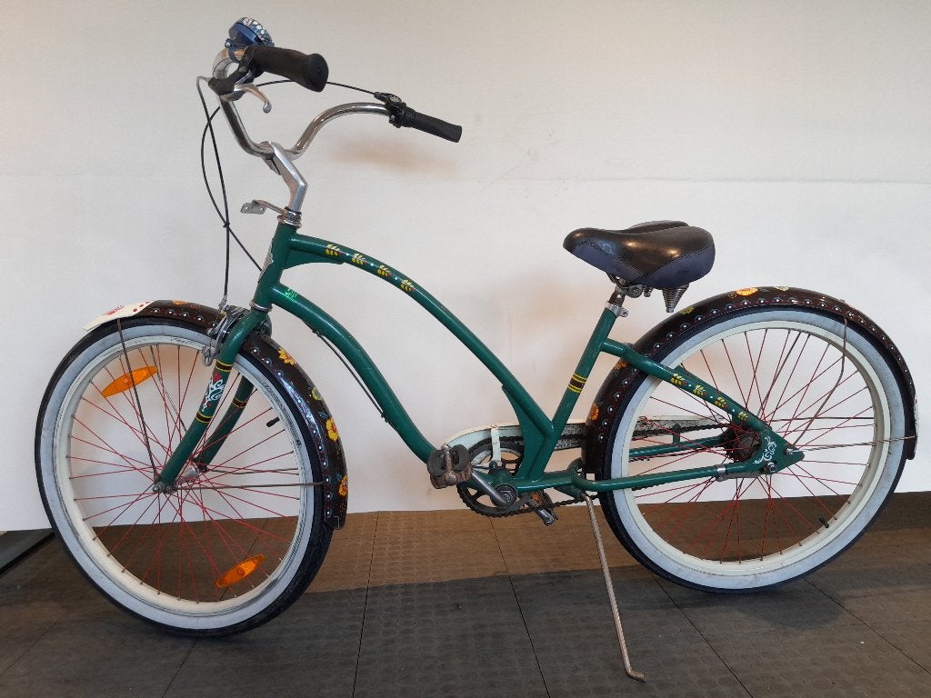 26 inch Elektra Cruiser met 3 versnellingen., Ophalen, Terugtraprem, Gebruikt, Staal