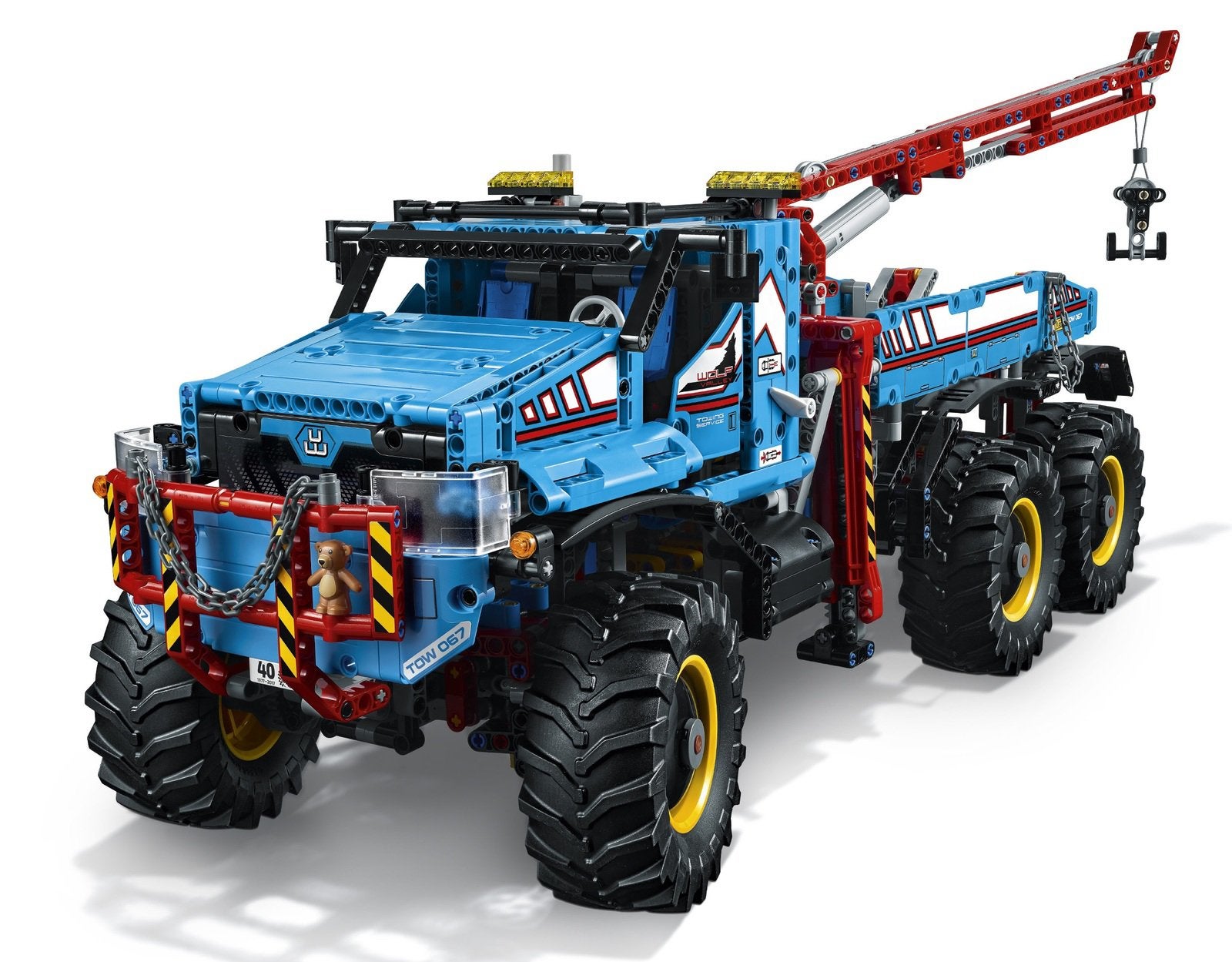 6x6 Allterrain sleepwagen Lego Technic 42070, Ophalen, Lego, Zo goed als nieuw, Complete set