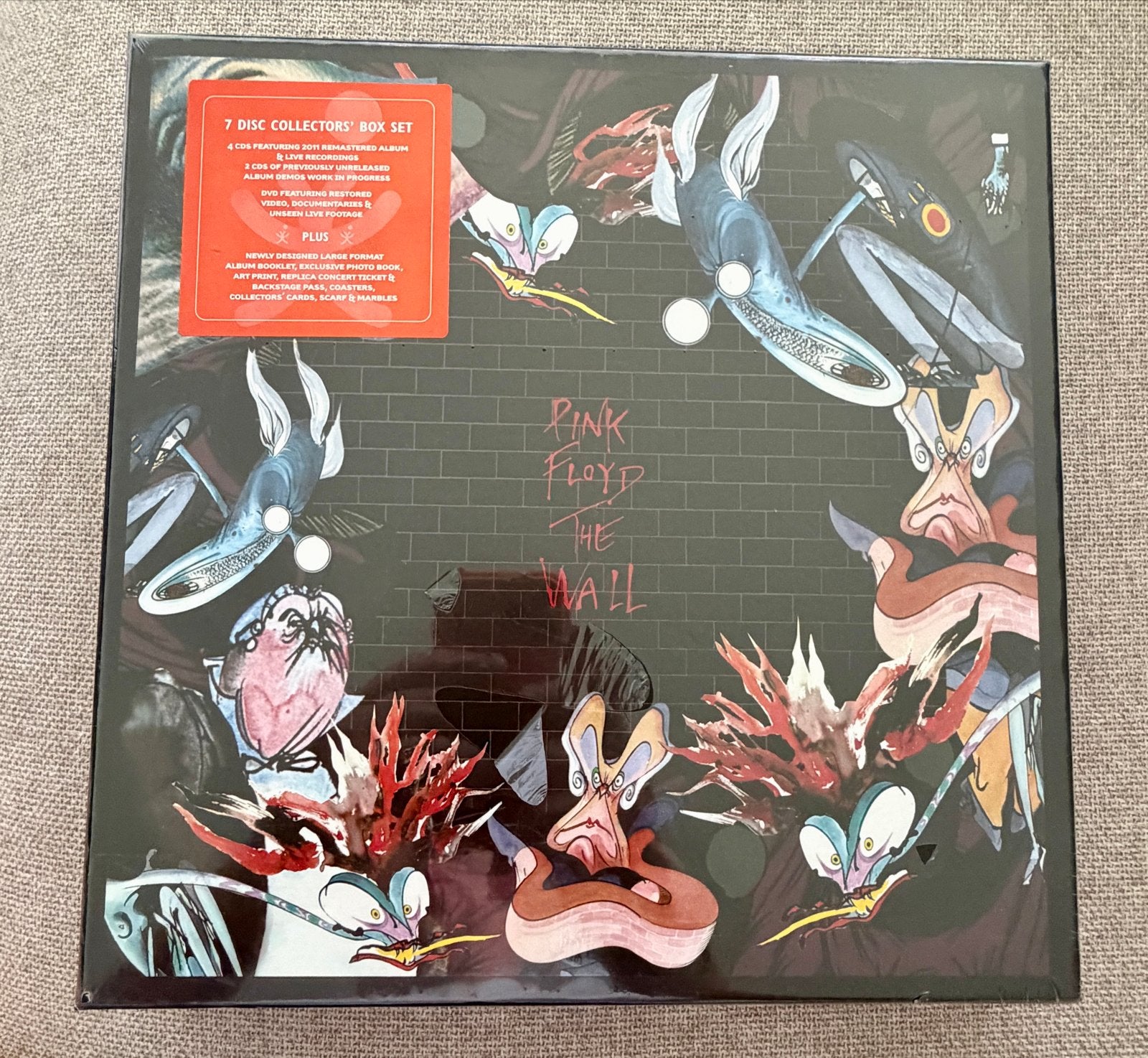 Pink Floyd - The Wall (7 Disc Collectors' Box Set) in folie, Rock, Bonusmateriaal, Boxset, Ophalen of Verzenden