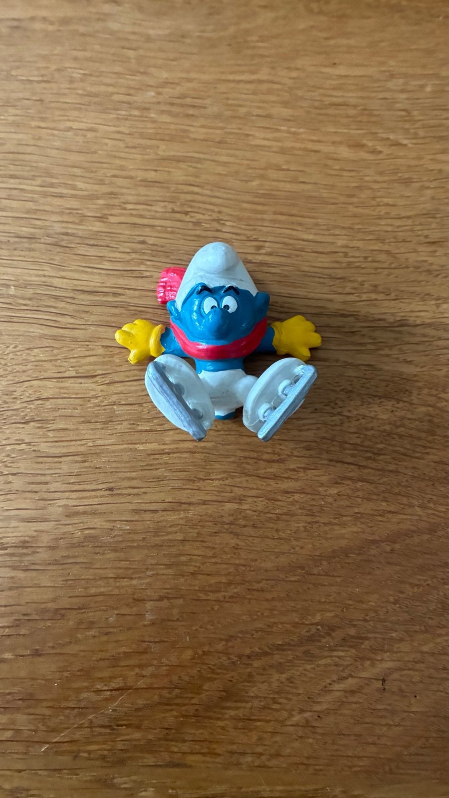 Schaats Smurf, Verzamelen, Ophalen of Verzenden, Gebruikt, Overige Smurfen, Poppetje, Figuurtje of Knuffel