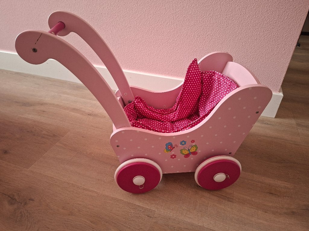 Poppenwagen, Kinderen en Baby's, Speelgoed | Poppen, Ophalen, Gebruikt, Babypop