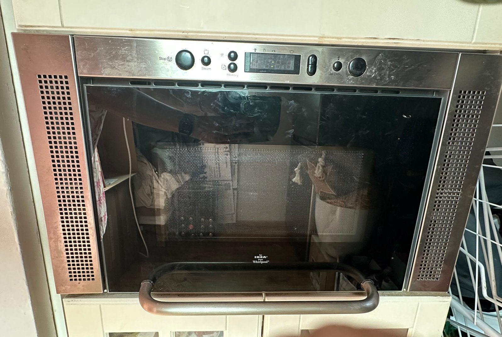 Gratis afhalen Whirlpool magnetron, Ophalen, Gebruikt, Magnetron, Inbouw