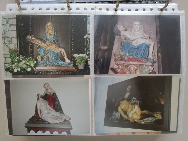 Kaarten van Piëta's  260 stuks, Antiek en Kunst, Ophalen of Verzenden