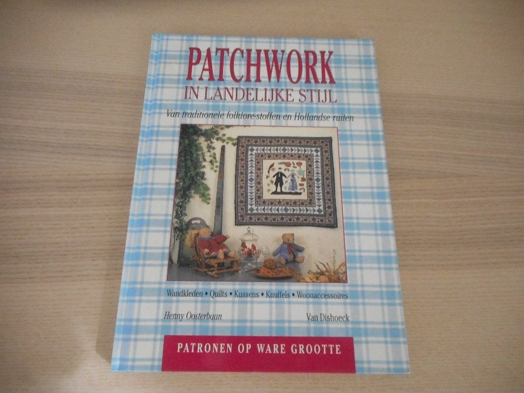 Quilt boek Patchwork in landelijke stijl, Ophalen of Verzenden, Zo goed als nieuw, Overige onderwerpen