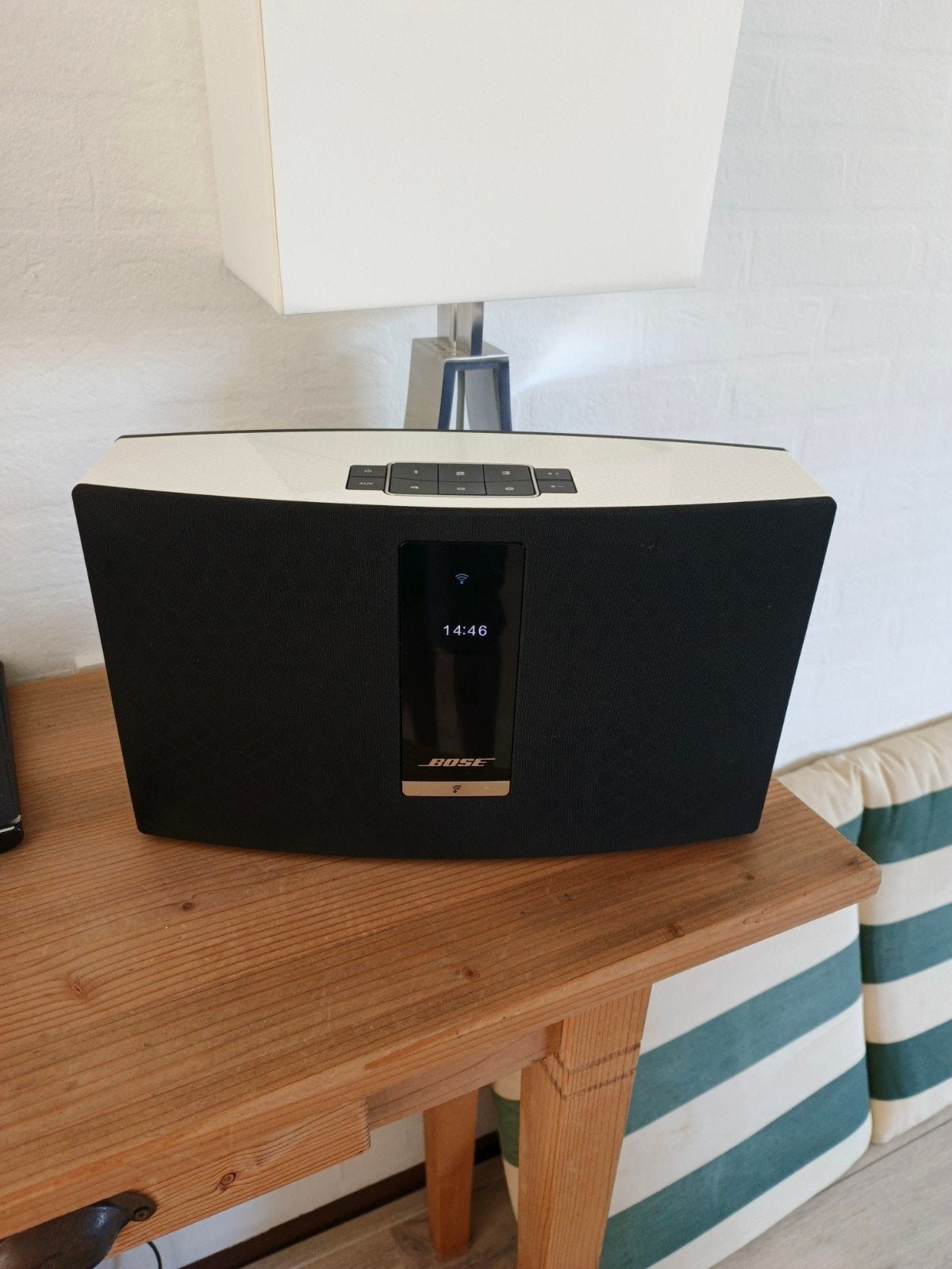 Bose SoundTouch 20 Wi-Fi Muzieksysteem - Wit, Ophalen of Verzenden, Zo goed als nieuw, Draagbare speaker, Minder dan 60 watt